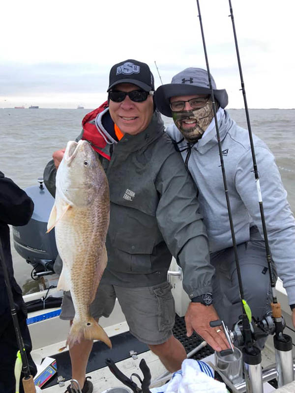 Redfish Fishing in Texas City, Texas