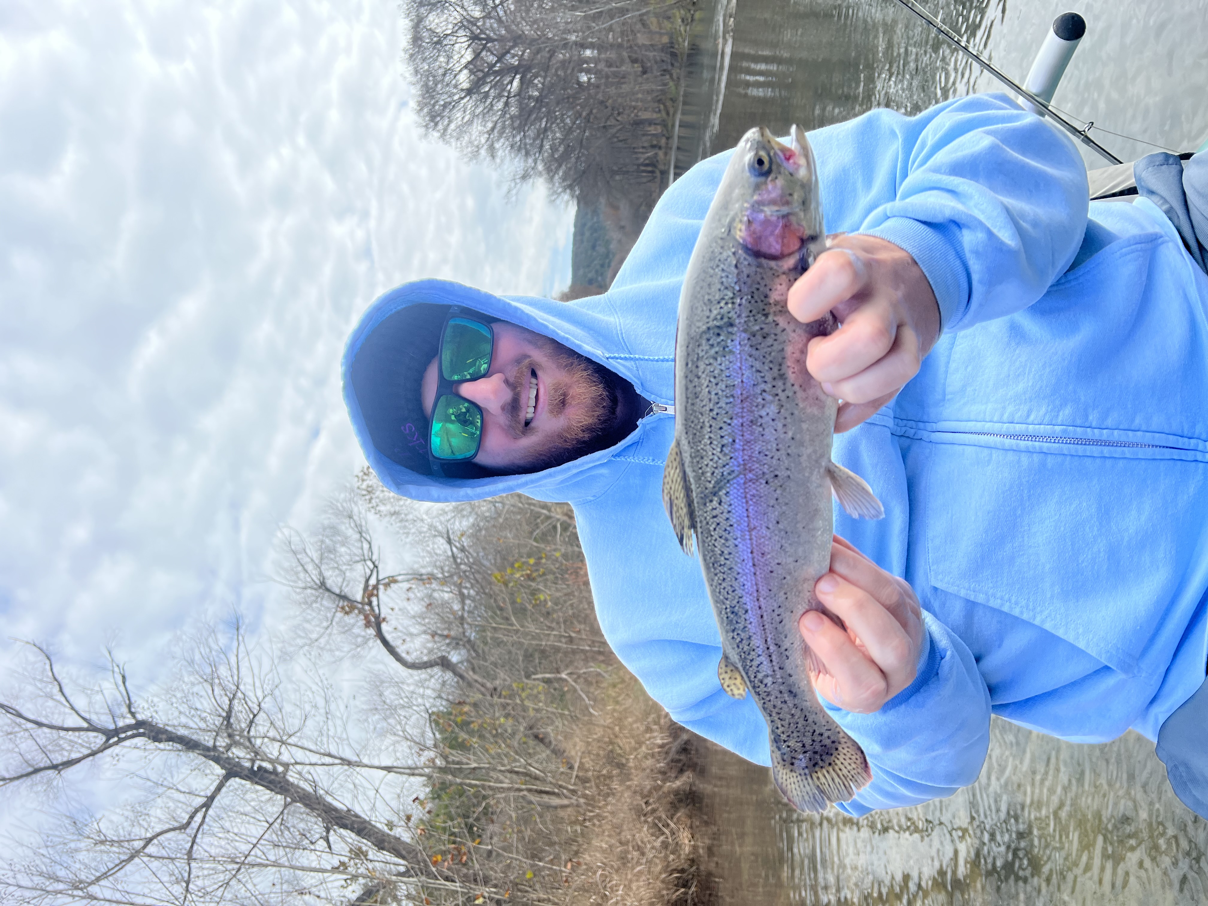 Trophy Rainbow Trout drift boat fly fishing trips
